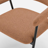 2x Delos Pale Terracotta Orange Fabric Dining Chairs - Delos-Dining-Chair-Orange_5.jpg