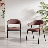 2x Delos Dusky Pink Fabric Dining Chairs - DELO-DIN-CHR-TER-BLK-2_L2.jpg