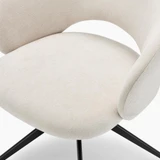 2x Anika Cream Fabric Swivel Dining Chairs - Anika-Dining-Chair-Cream_5.jpg