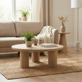 Teton Round White Oak Wood 3 Leg Coffee Table - TETO-COF-TBL-WHT-OAK_1.jpg