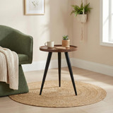 Malaya Round Walnut Wood 3 Leg Side Table - MALA-SID-TBL-WAL_1.jpg