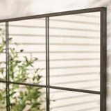 Yoko Black Medium Window 80x80cm Garden Mirror  - YOKO-MIR-OUT-SQU-BLK-80-80_3.jpg