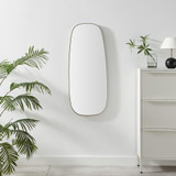 Elodie Gold Metal Large 120x50 Pebble Shape Wall Mirror - ELOD-MIR-PEB-GLD-LRG_2.jpg