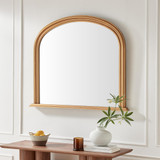 Cecily Gold Wood Large 110x90 Overmantle Arch Mirror - CECI-MIR-OVR-MTL-GLD_1.jpg