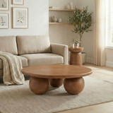 Olympus Round Walnut Wood Sphere Leg Coffee Table - OLYM-COF-TBL-WAL_2.jpg