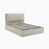 Tilly Beige & Brown Herringbone Fabric Ottoman Double Bed Frame - TILL-BED-OTT-DBL-NAT-FAB_WBG4.jpg