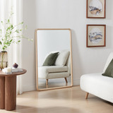 Rowena Oak Wood Large 120x80cm Rectangle Wall Mirror - ROWE-MIR-REC-OAK-120-80_1.jpg