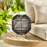 Naples Black Rattan Hanging Solar Outdoor Lantern - NAPL-PEN-LMP-OUT-BLK_1.jpg