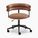 Estelle Terracotta Orange Fabric Swivel Office Chair - Estelle-Office-Chair-Terracotta_4.jpg