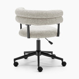 Estelle Grey / Beige Fabric Swivel Office Chair - Estelle-Office-Chair-Beige_5.jpg