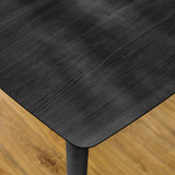 Leif Black Wood Extending Dining Table with 6 Tan Delta Chairs - LEIF-BLACK-EXT-DINING-TABLE_5.jpg