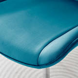 2x Pesaro Blue Velvet Dining Chairs Silver Legs - Pesaro-blue-silver-dining-chair-6.jpg