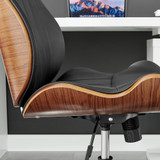 Parker Black Faux Leather and Wood Swivel Office Chair - parker-black-faux-leather-wood-high-back-ergonomical-office-chair-4.jpg