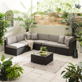 Orlando Brown Rattan & Brown 6 Seat Modular Garden Sofa - ORL-BRN-OUT-SOF-6_4.jpg