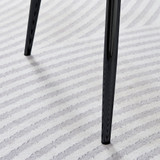 2x Corona Cappuccino Beige Faux Leather Dining Chairs Black Legs - Corona-cappuccino-black-dining-chair-7.jpg