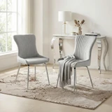 2x Nora Light Grey Velvet Dining Chairs Silver Legs - 2-NOR-LHT-GRY-VEL-CHR-SIL_1.jpg