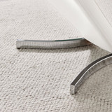 2x Willow White Faux Leather 'Z' Dining Chairs - New-Willowwhite-silver-dining-chair-7.jpg