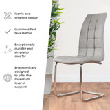 2x Murano Cappuccino Beige Dining Chairs - 104-FBOX-Murano-Chair-image-1.jpg