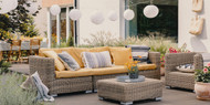 Create An Outdoor Living Room With Rattan