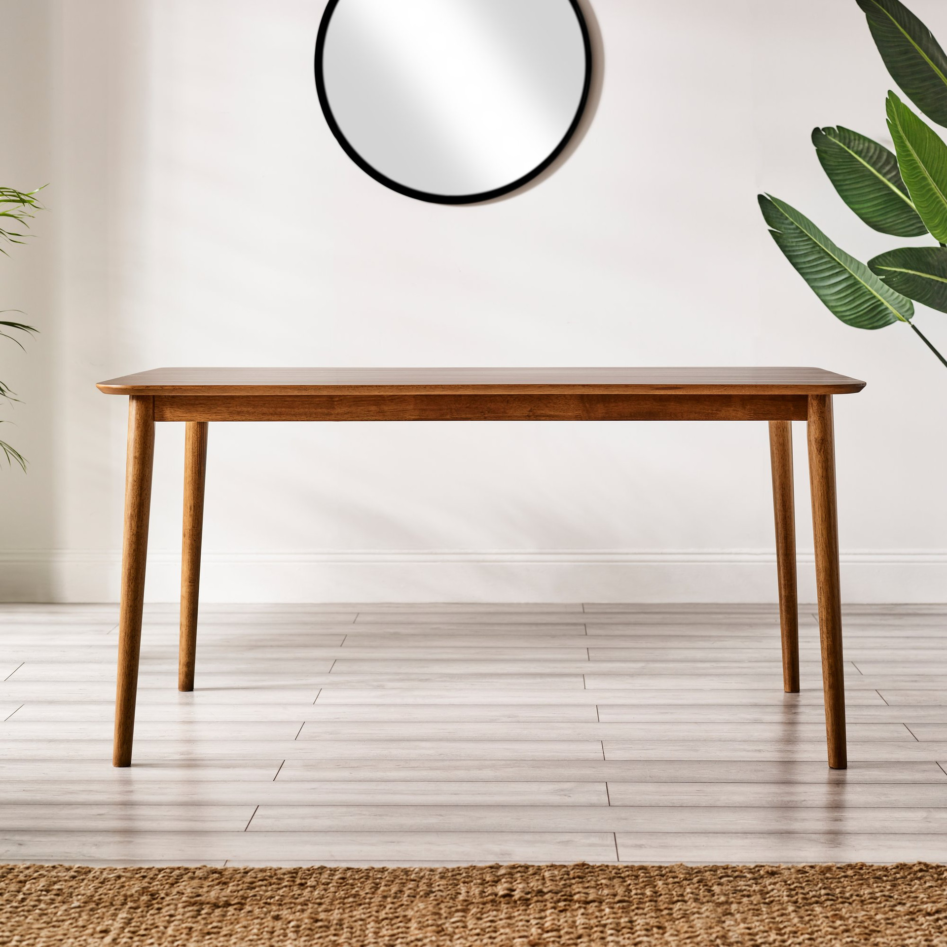Lynton 6 Seat Large Dark Wood Walnut Table | Dining Table