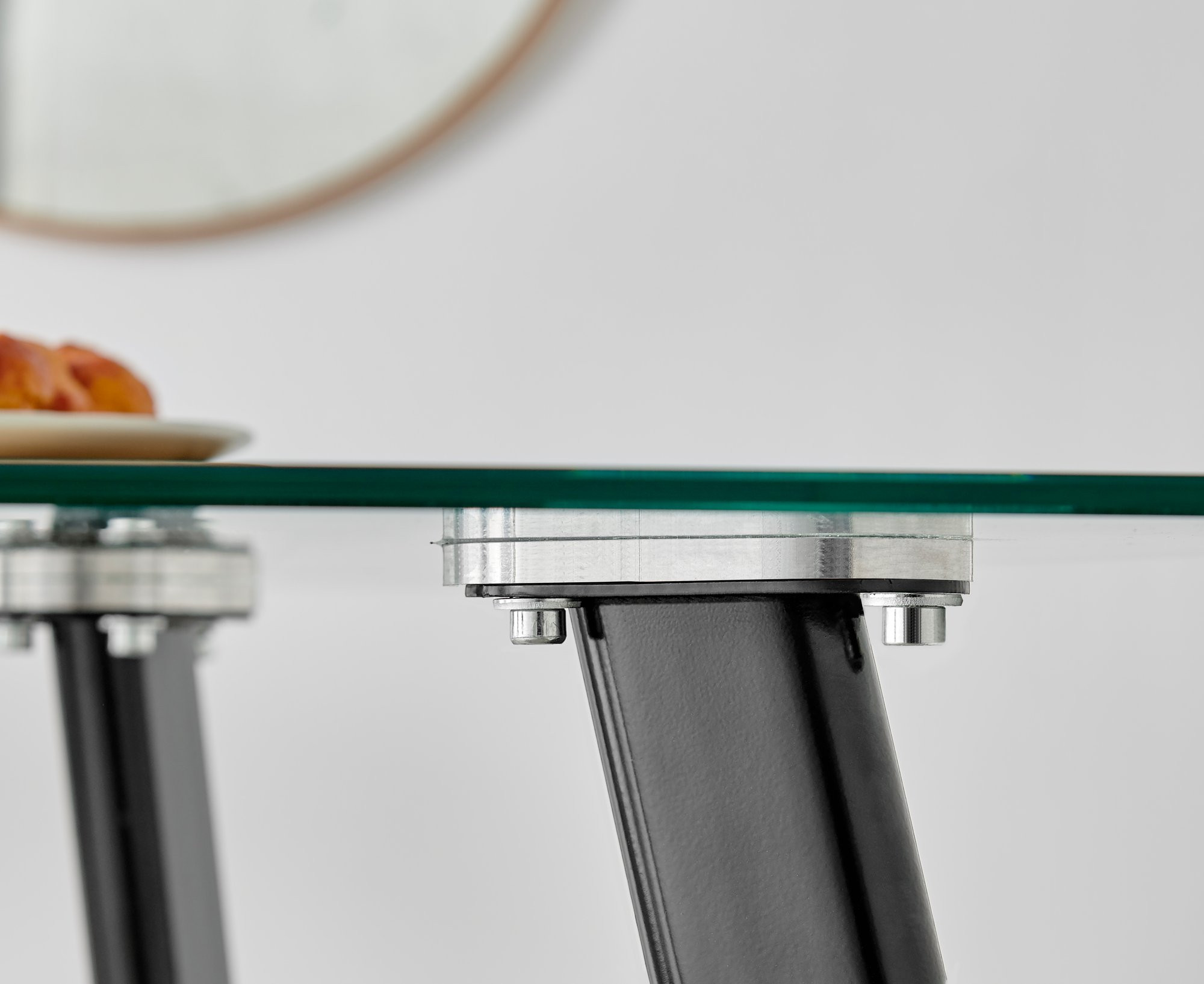 Seattle Square Dining Table Black Legs Dining Furniture