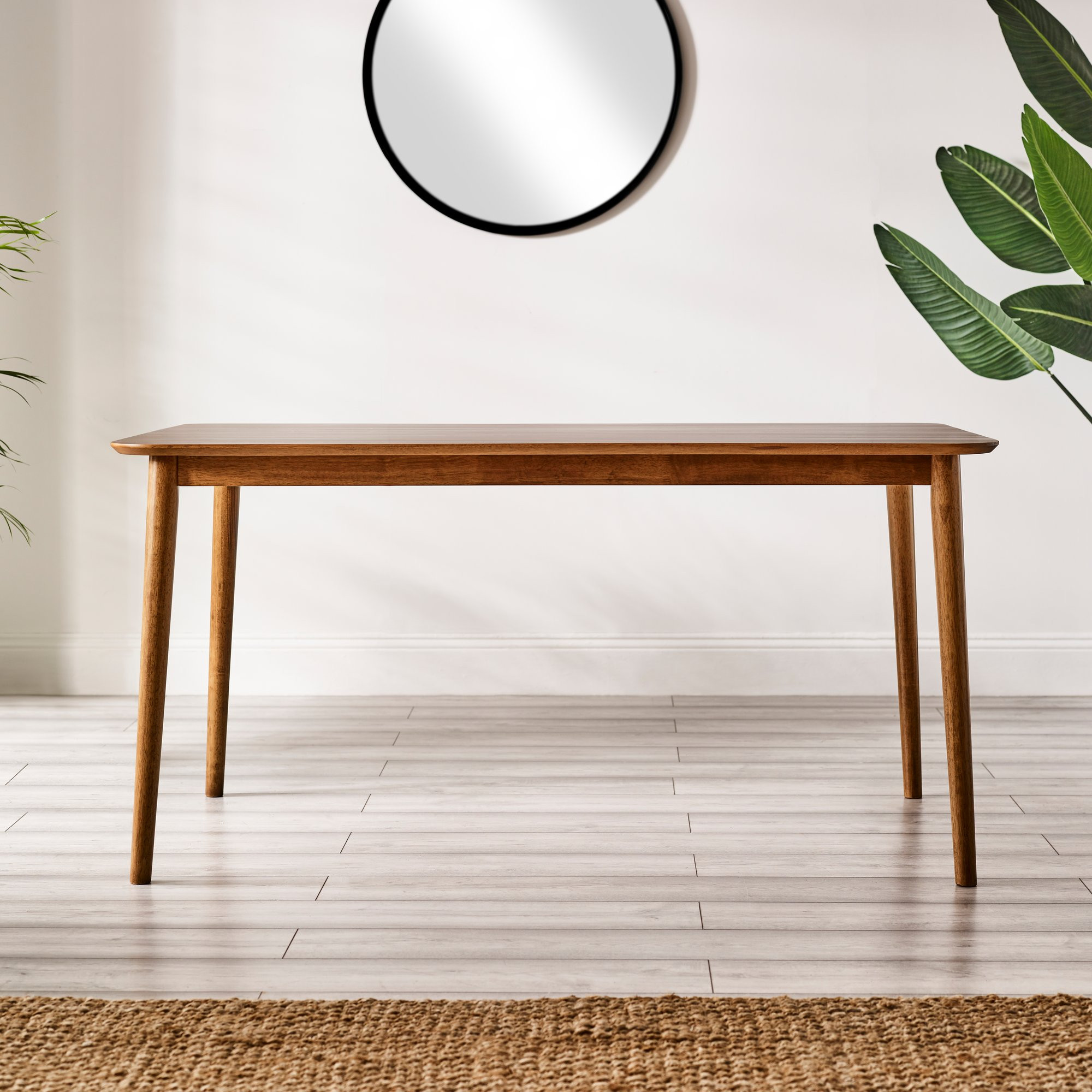 Lynton 6 Seat Large Dark Wood Walnut Table | Dining Table