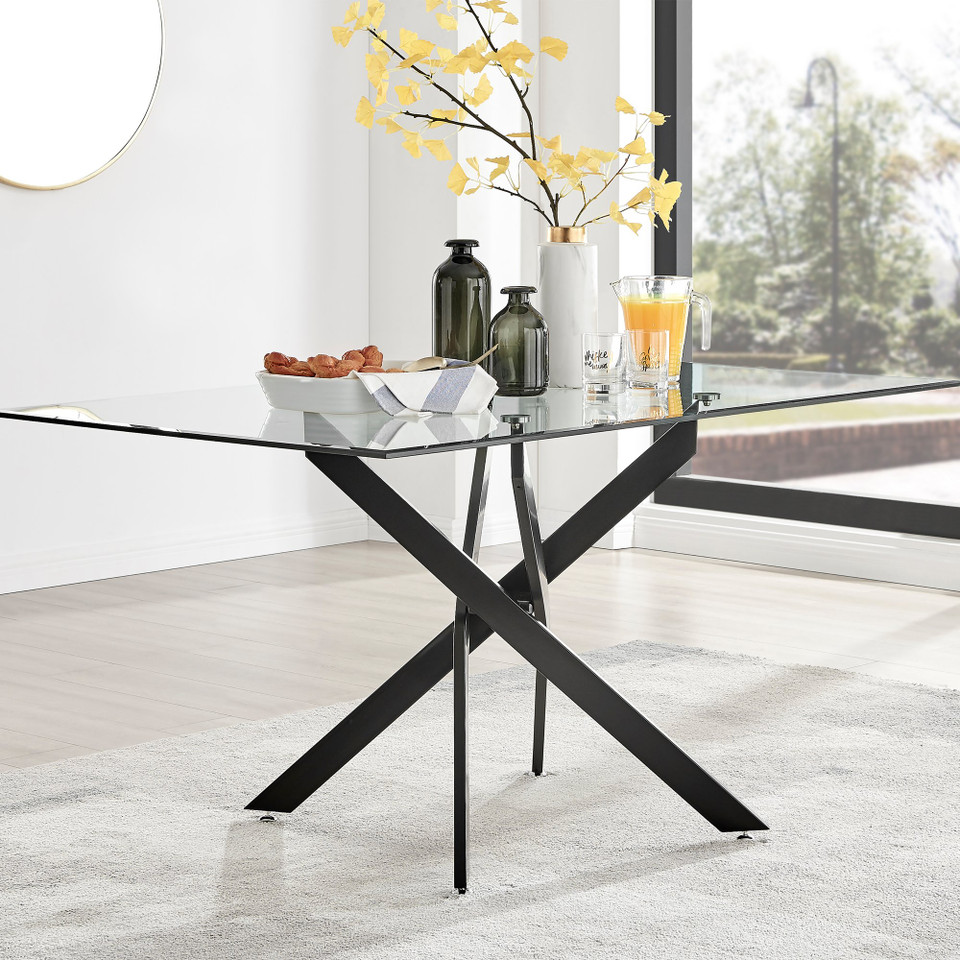 Glass dining tables