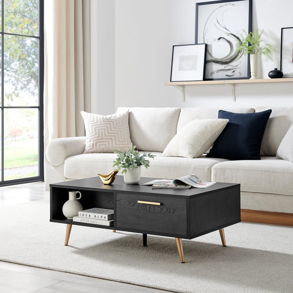 Black coffee table