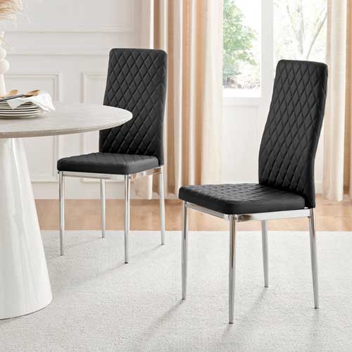 Faux Leather Dining Chairs