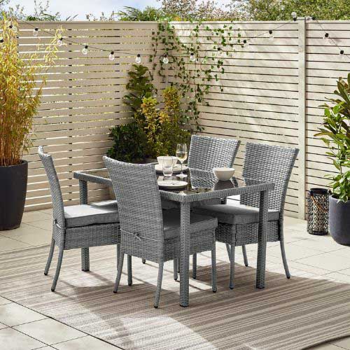 4 Seater Garden Dining Sets
