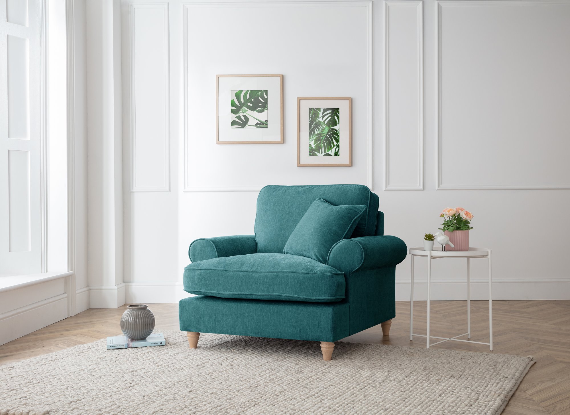 Teal green clearance armchair