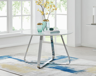 Grey round dining table ikea deals