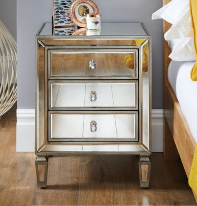 Venetian Mirror Bedside Table | Furniturebox