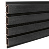Black Composite Slatted Wall Cladding 219mm x 26mm x 2400mm