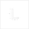 Old English Oak Composite Corner Trim 60mm x 40mm x 3600mm