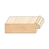 (281-P/W) 70mm Fluted Edge Plainwood Moulding (price per length)