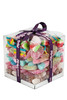 Fizzy & Sour Mix Gift Cube
Measuring 10cm, this cube contains a mixture of our most popular Sour & Fizzy Sweets.
Finished with our signature Ribbon, this cube makes an excellent gift for birthdays or Christmas. 
Other Gift Cubes are also available, just take a browse in our Gift Boxes category.
