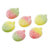 Sour Apples - Apple flavour jelly sweets with a fizzy sour coating. Delicious! Other Fizzy Sweets available in our shop - cherries, chips, peaches, strawberries, cola bottles