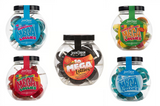 Dobsons Mega Lollies - Gift Jar of 10 Lollipops - 5 Varieties
Available in 4 gorgeous flavours - these Mega Lollies are sold in jars with 10 lollies. 
They make ideal gifts or perhaps just a treat for yourself! 
Great value for money, and great lasting lollies!