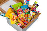 A well presented box with a mixture of classic Branded Retro treats from our favourites such as Swizzels, Barratts, Millions & Crazy Candy Factory.  This item is also fully customisable - either select one of our standard labels for the front of your box, or choose which design you like and customise with your own wording. It really is simple to do and adds a lovely personal touch to your gift. 