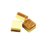 Banana & Toffee flavoured Fudge. Cut into bite sized cubes. Available in different pack sizes & gift formats.
