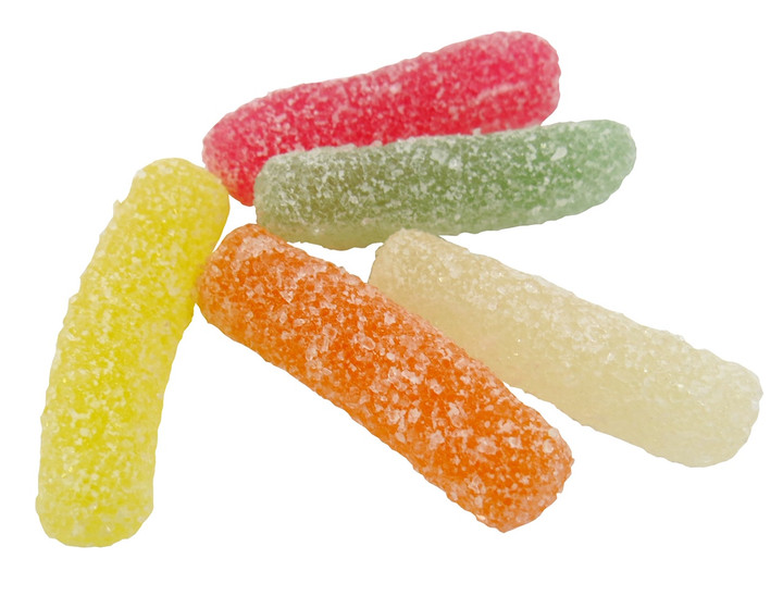 Fizzy Chips - Fizzy and Sour fruit flavoured chip shaped jellies! A great party bag filler