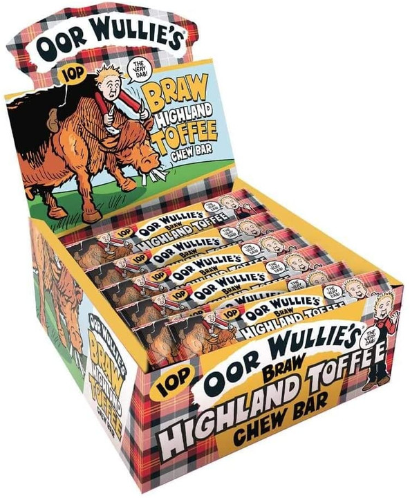 Oor Wullie’s Highland Toffee Chew Bar 11g each - available in 3 different pack sizes.