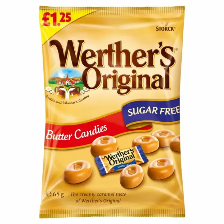 Werther's Original Sugar Free Butter Candies Bags 65g x 12

Werther's Original Butter Candies are deliciously smooth and creamy caramel sweets, which you now enjoy in a sugar free version.

Full Box 12 x 65g