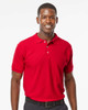 7006 M&O Short Sleeve Touch Polo | Bright Red