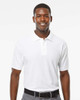 7006 M&O Short Sleeve Touch Polo | Fine White