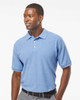 7006 M&O Short Sleeve Touch Polo | Light Blue Heather