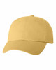 Valucap VC300A Bio-Washed Classic Dad's Cap | Butter