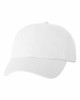 Valucap VC300A Bio-Washed Classic Dad's Cap | White