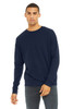 Bella+Canvas 3945 Unisex Sponge Fleece Drop Shoulder Crewneck Sweatshirt | Navy